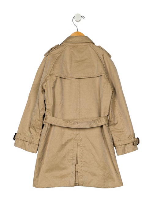 Burberry kid boys' neutral coat