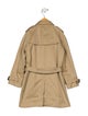 Burberry kid boys' neutral coat