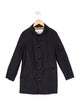 Burberry kid girls' blue coat