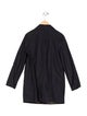 Burberry kid girls' blue coat