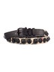 Burberry Super Nova Check Pattern Studded Accents Belt