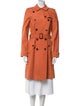 Burberry London Suede Trench Coat