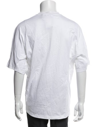 Burberry Graphic Print Mock Neck T-Shirt