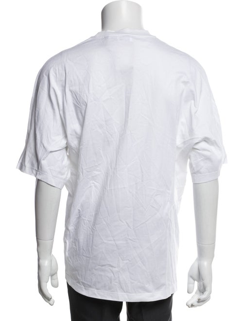 Burberry Graphic Print Mock Neck T-Shirt