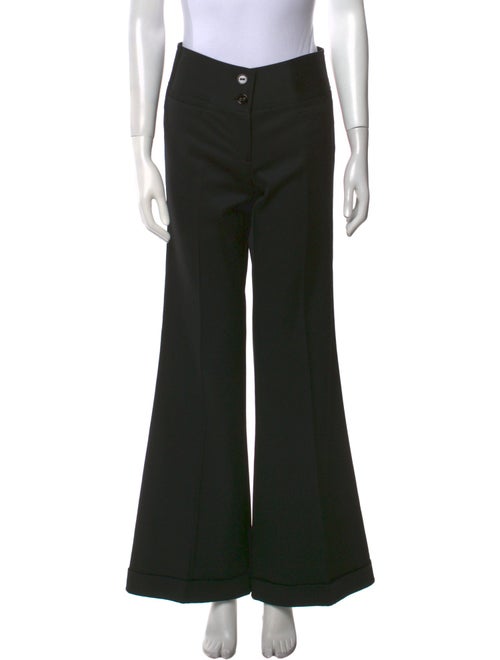 Burberry Prorsum Virgin Wool Wide Leg Pants