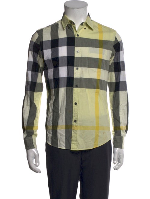 Burberry Super Nova Check Pattern Long Sleeve Shirt