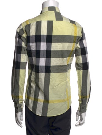 Burberry Super Nova Check Pattern Long Sleeve Shirt