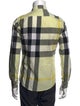 Burberry Super Nova Check Pattern Long Sleeve Shirt