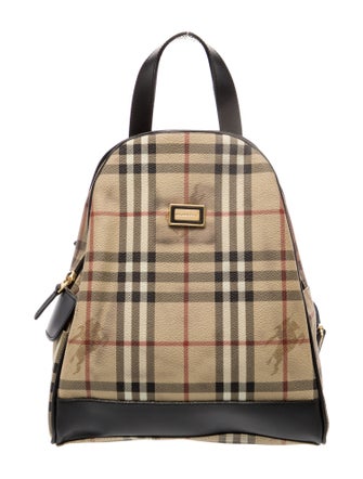 Burberry Haymarket Check Backpack