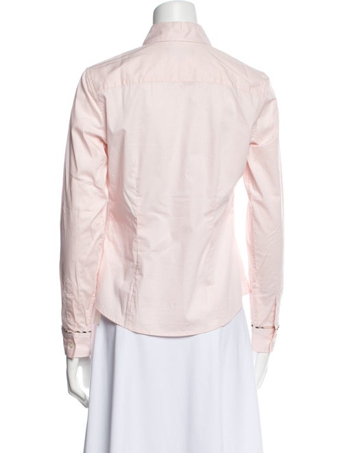 Burberry London Long Sleeve Button-Up Top
