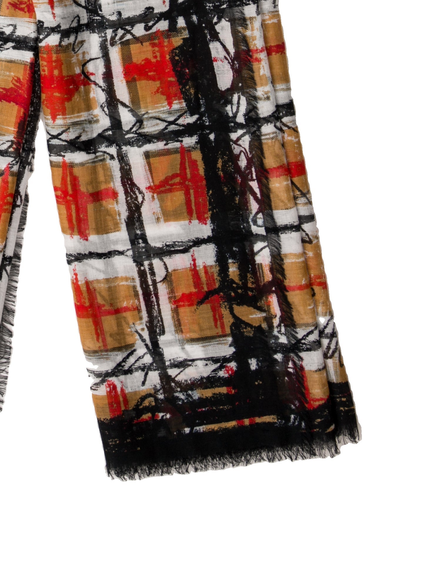 Burberry Silk House Check Pattern Scarf