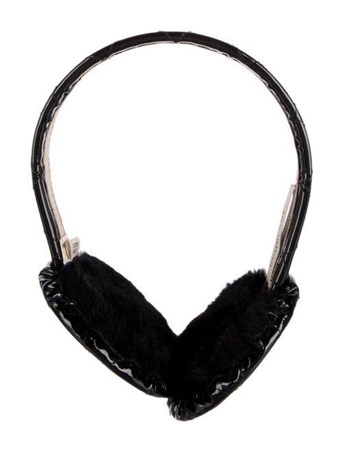 Burberry Burberry Quilted Patent Leather Ear Muffs