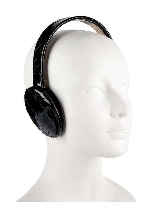Burberry Burberry Quilted Patent Leather Ear Muffs