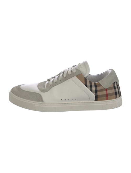 Burberry Leather Printed Sneakers