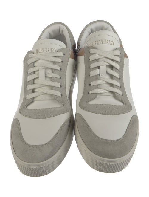 Burberry Leather Printed Sneakers