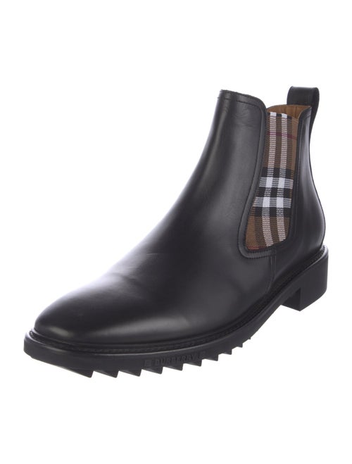 Burberry Leather Chelsea Boots