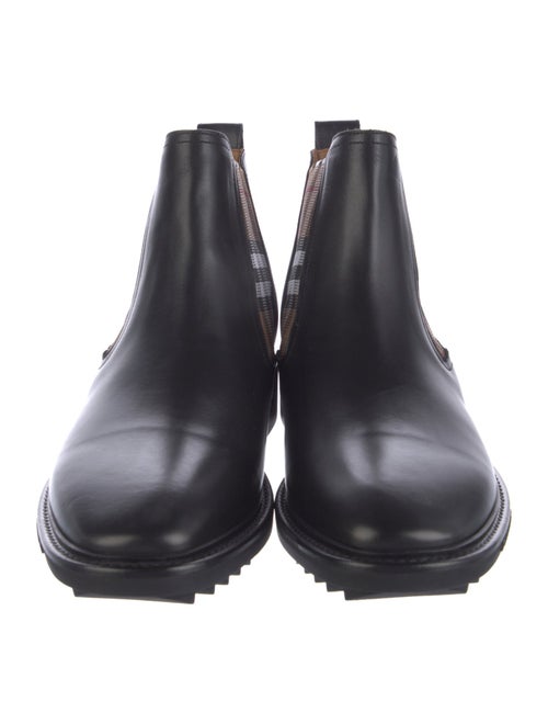Burberry Leather Chelsea Boots