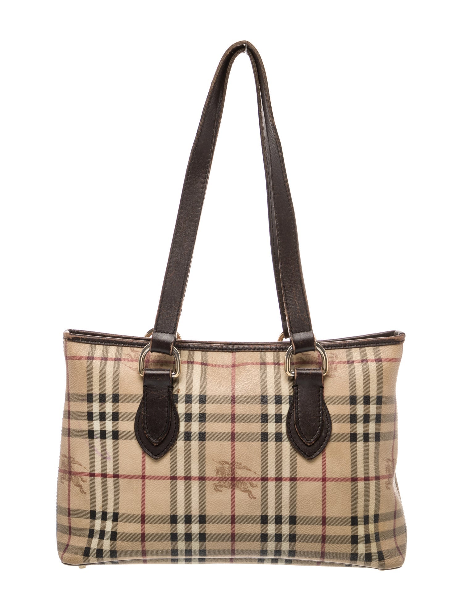 Burberry Haymarket Check Shoulder Bag