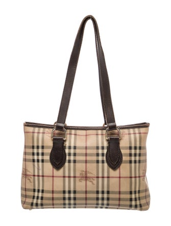 Burberry Haymarket Check Shoulder Bag