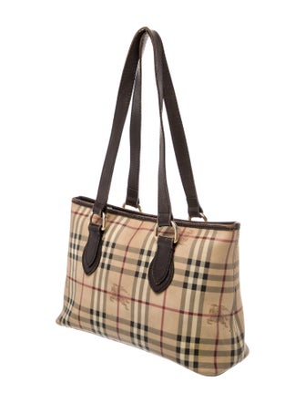 Burberry Haymarket Check Shoulder Bag