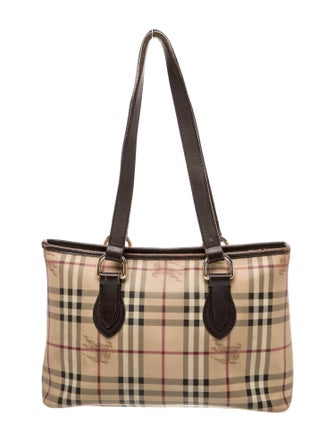 Burberry Haymarket Check Shoulder Bag