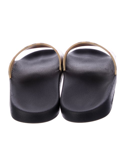 Burberry Nova Check Pattern Rubber Slides