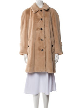 Burberry Faux Fur Coat