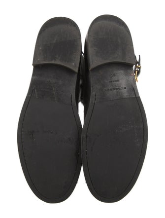 Burberry Leather Moto Boots