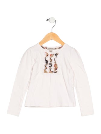 Burberry Girls' Long Sleeve Cotton Shirt