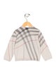 Burberry Infant Girls' Check Print Cardigan