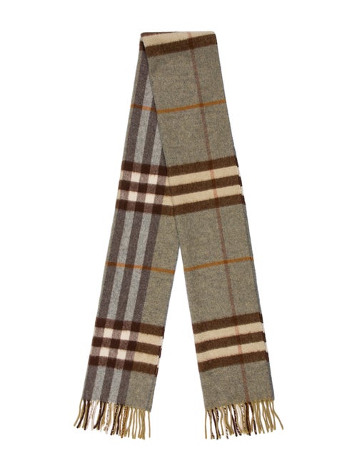 Burberry Cashmere Striped Scarf