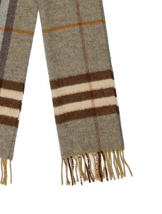 Burberry Cashmere Striped Scarf