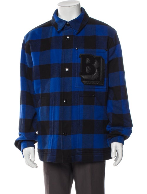 Burberry Abstract Check Peacoat