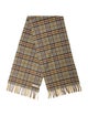 Burberry Cashmere House Check Pattern Scarf