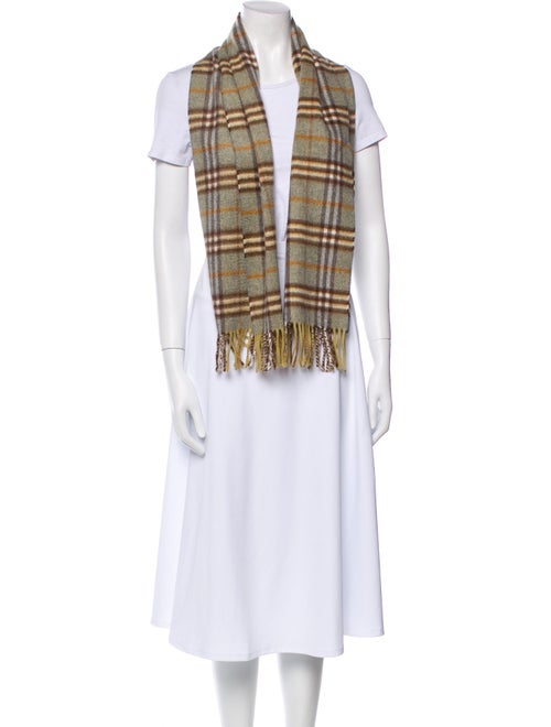 Burberry Cashmere House Check Pattern Scarf