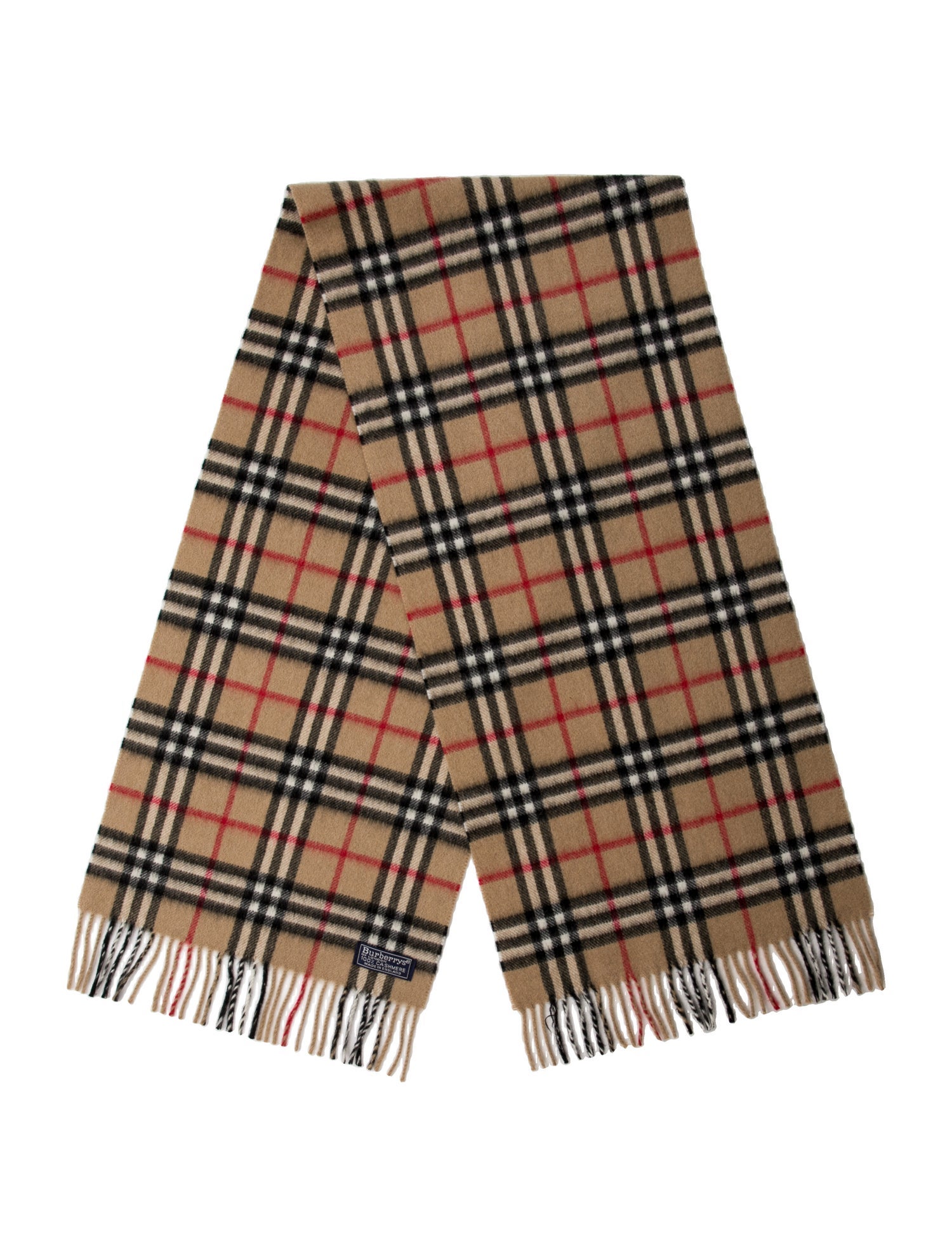 Burberry Cashmere Striped Scarf