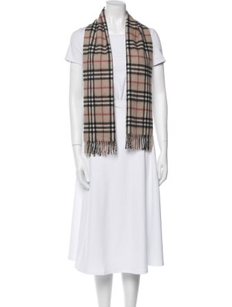 Burberry Cashmere Striped Scarf
