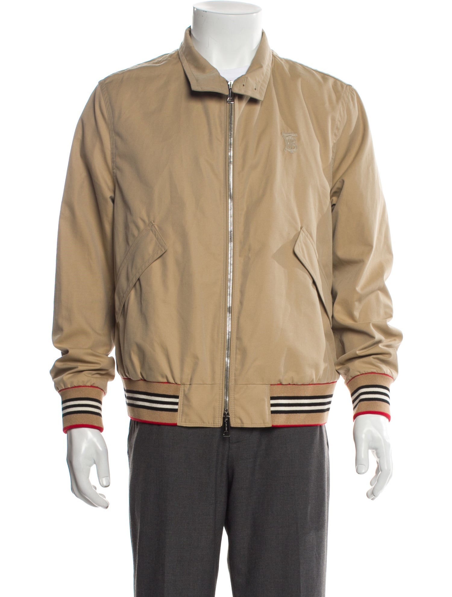 Burberry Rainbow Check Bomber Jacket w/ Tags