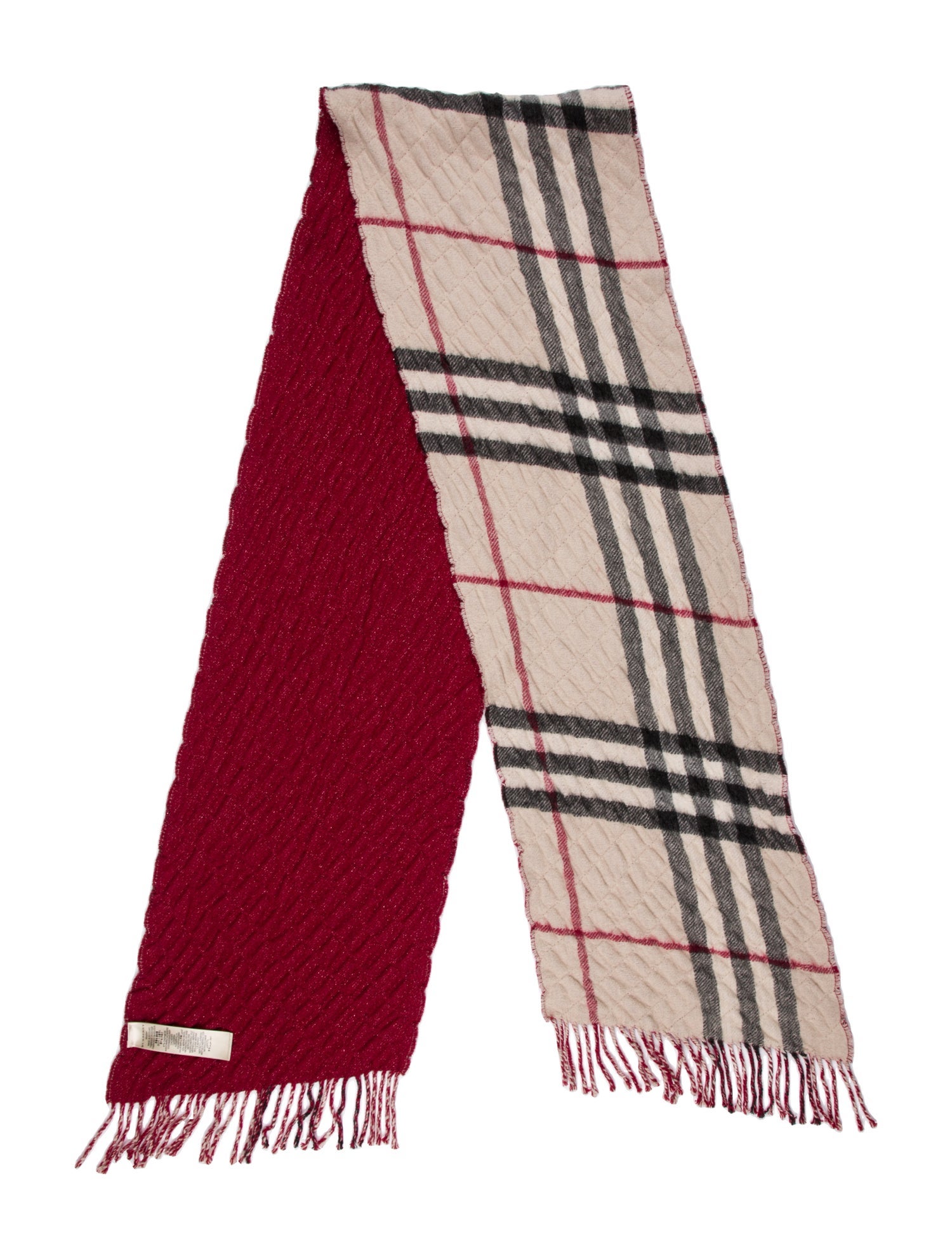 Burberry Cashmere Striped Scarf