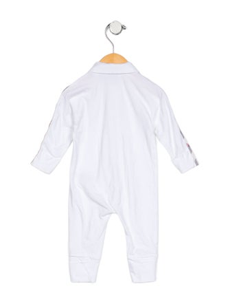 Burberry Infants' Long Sleeve Cotton Onesie