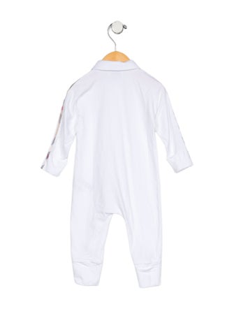 Burberry Infants' Long Sleeve Cotton Onesie
