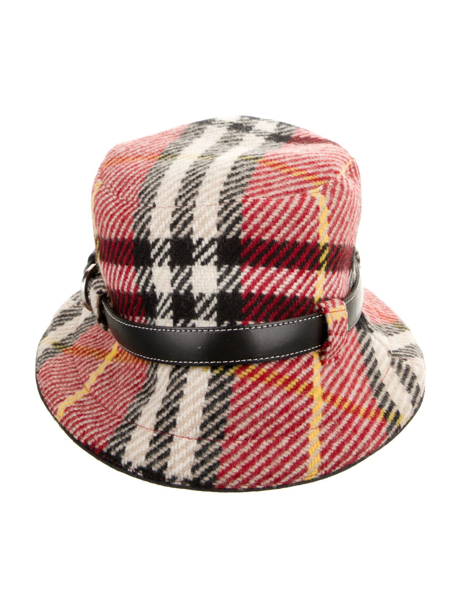 Burberry Check Wool Bucket Hat