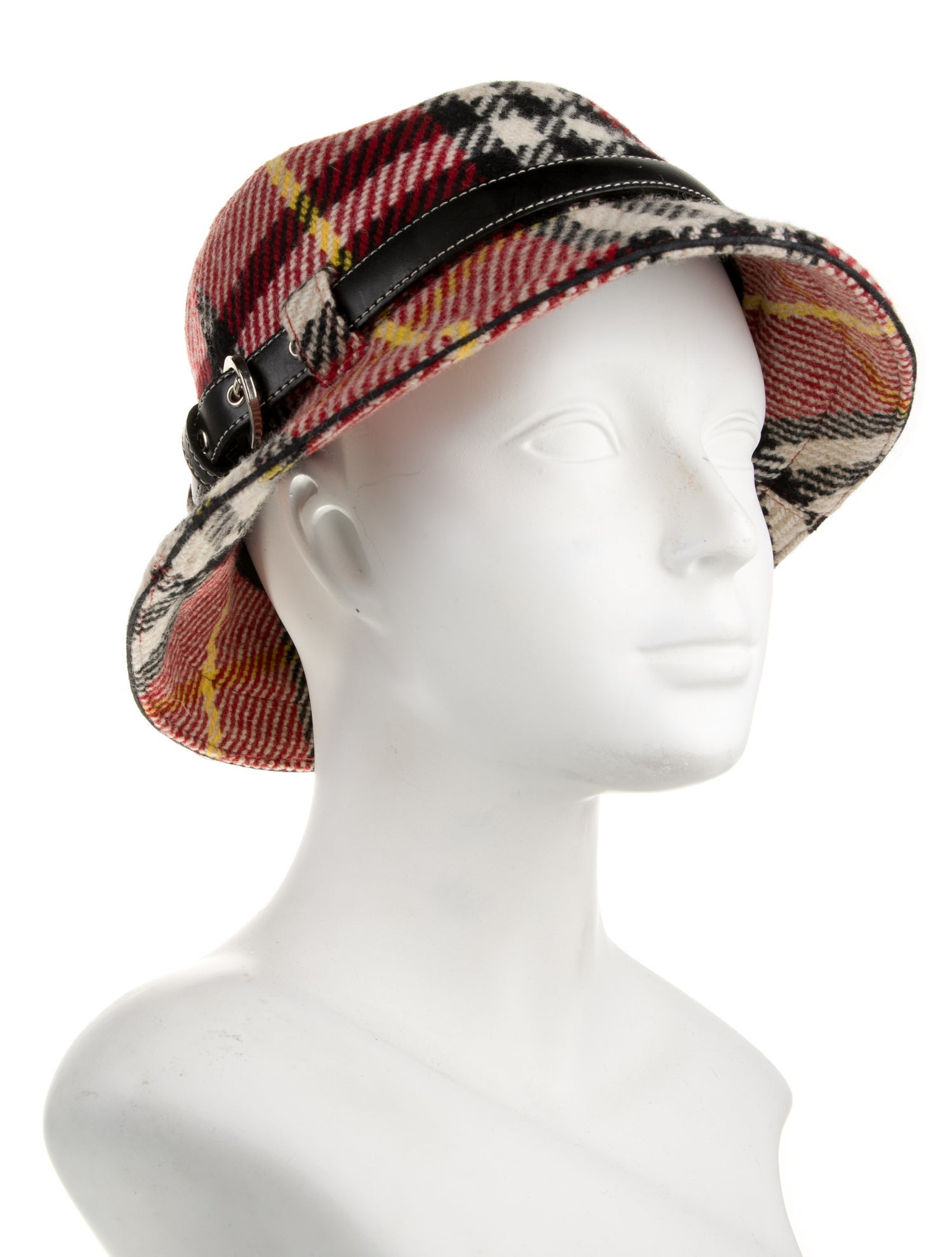 Burberry Check Wool Bucket Hat