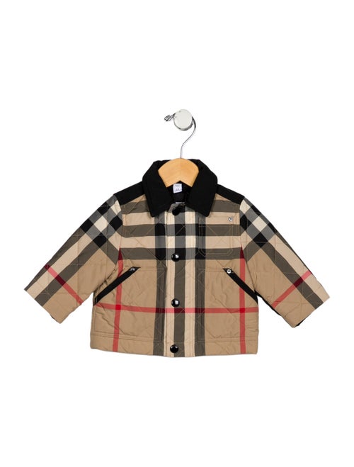 Burberry Infant Boys' Check Print Jacket