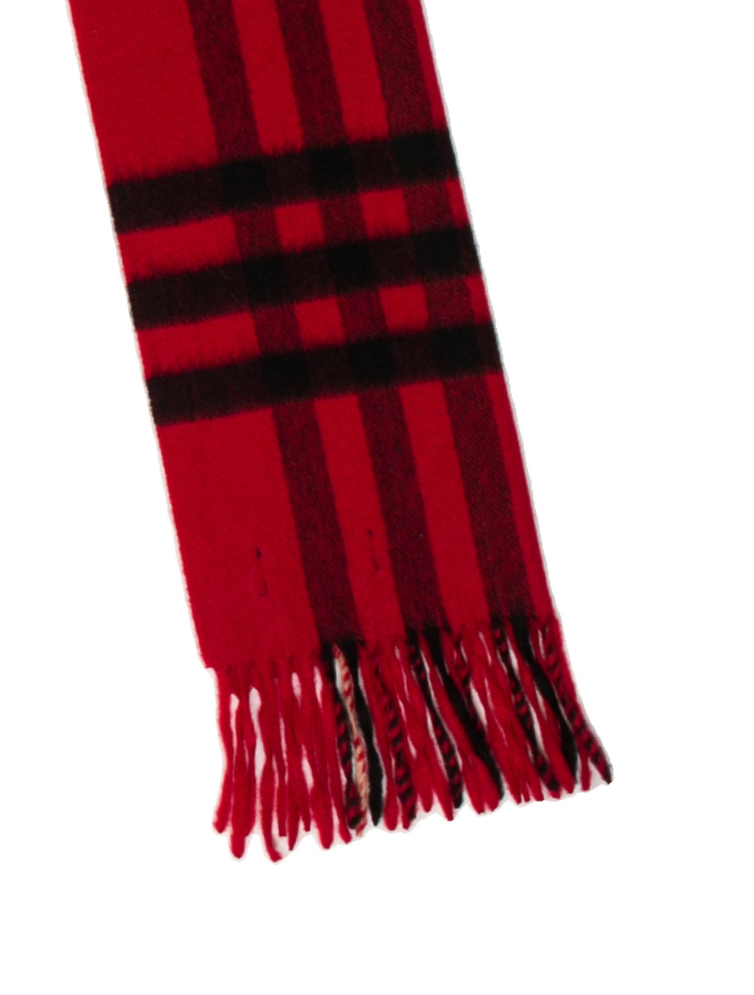 Burberry Cashmere House Check Pattern Scarf