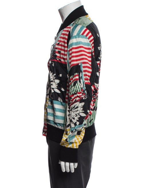 Burberry Striped Bomber Jacket