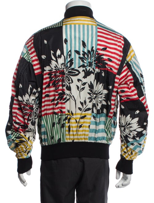 Burberry Striped Bomber Jacket