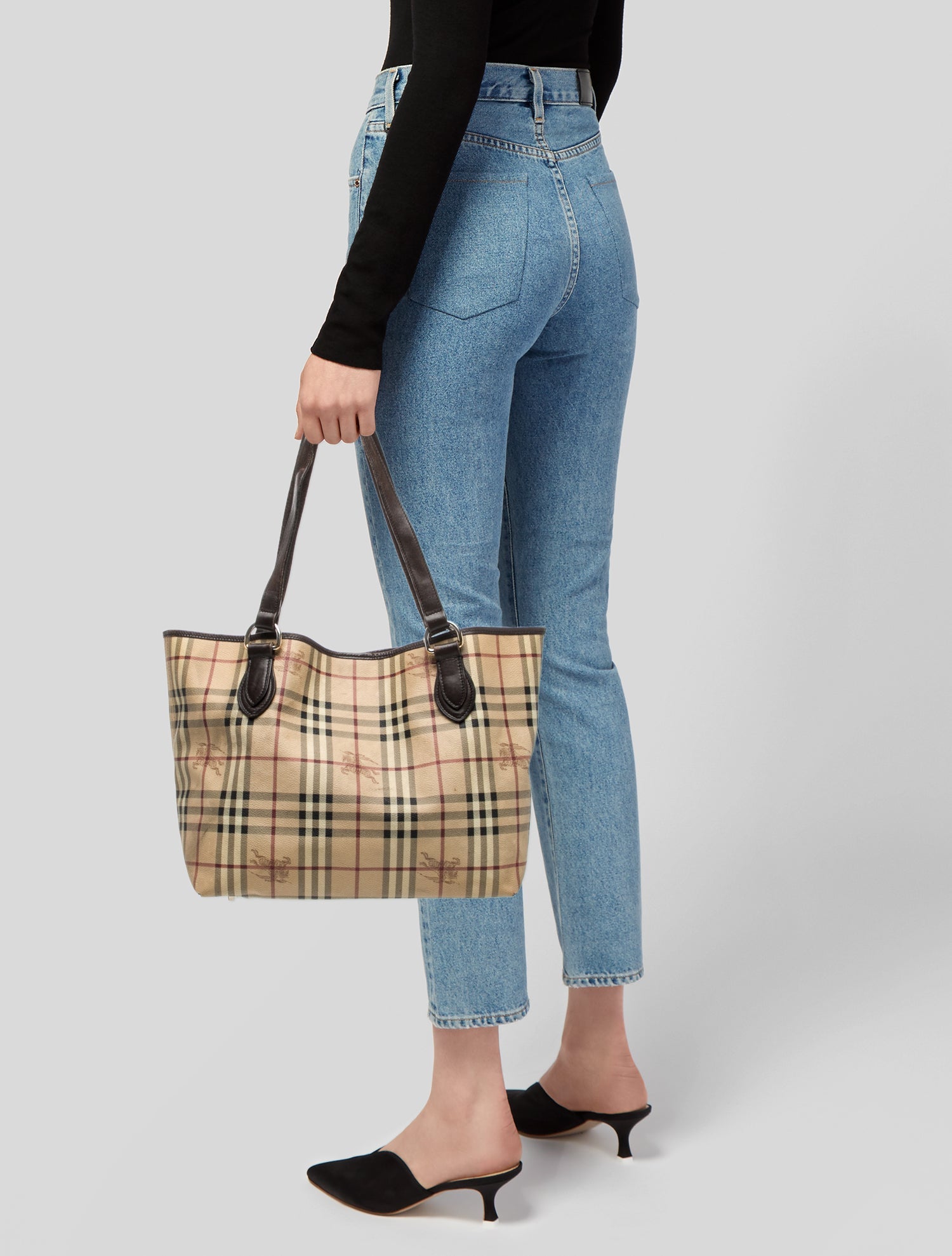 Burberry Haymarket Check Tote