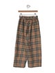 Burberry Nova Check Wool Pants
