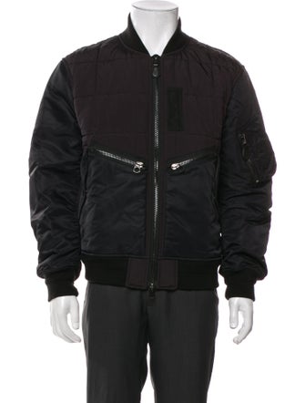 Burberry Nova Check Pattern Bomber Jacket